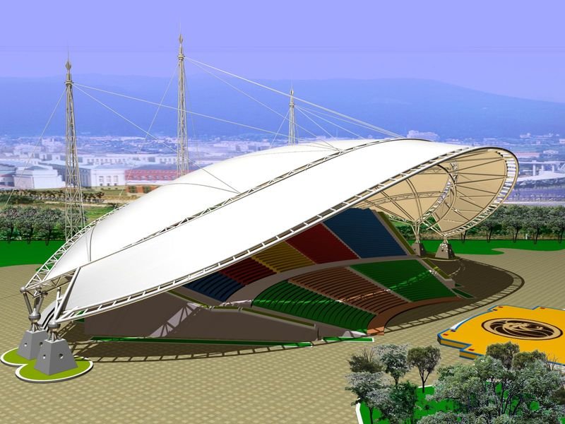 鄂州体育场膜结构